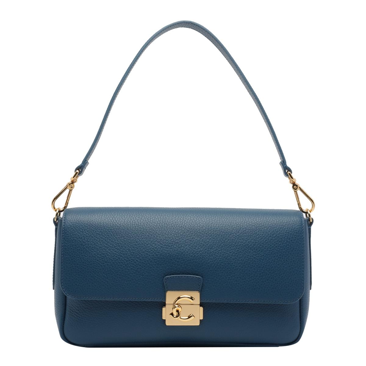 coccinelle c-me lock shoulder bag