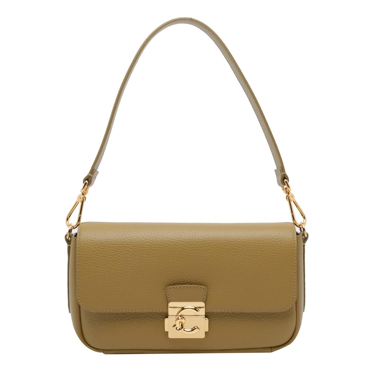 coccinelle c-me lock shoulder bag