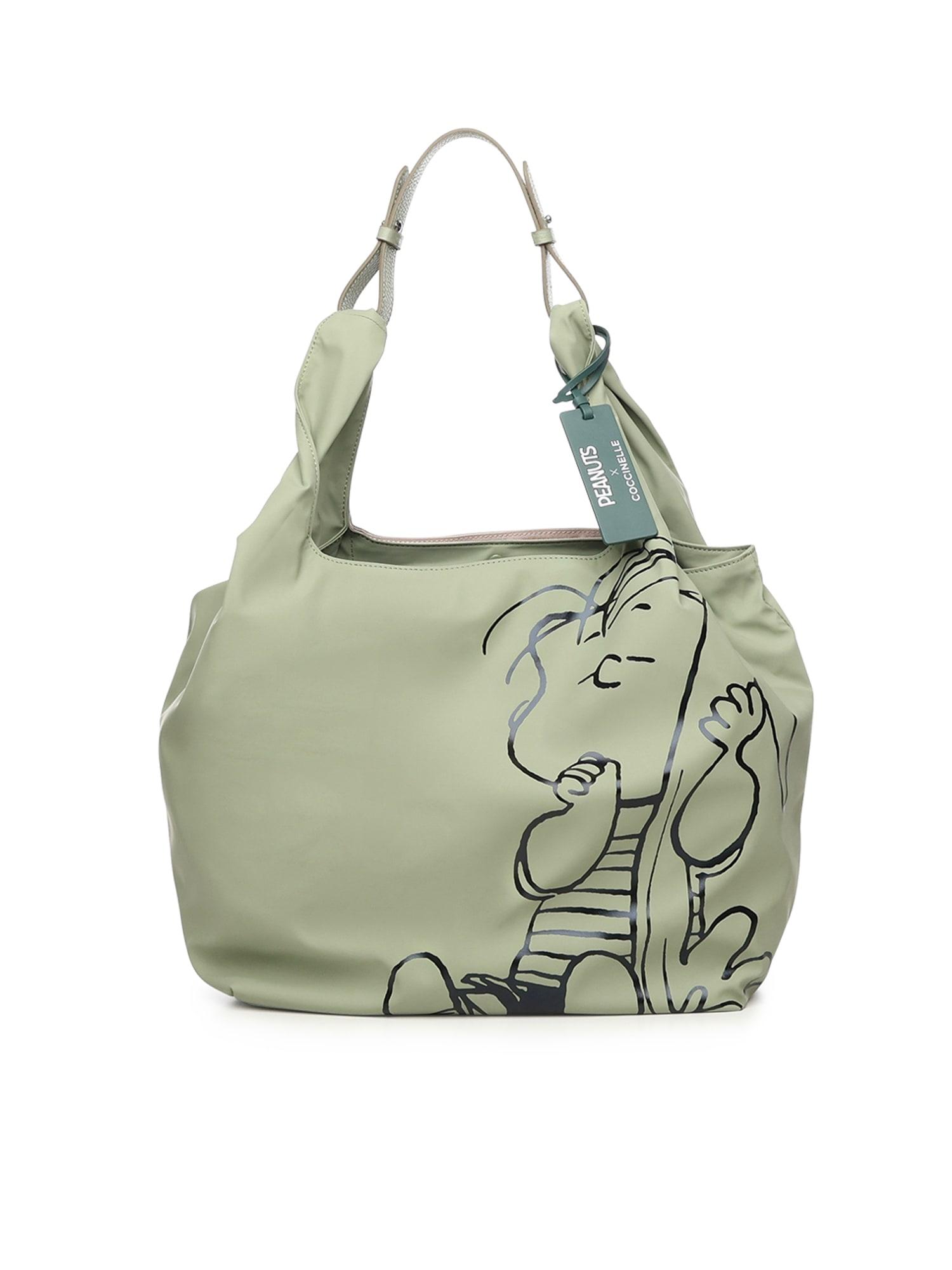 coccinelle coated fabric tote bag