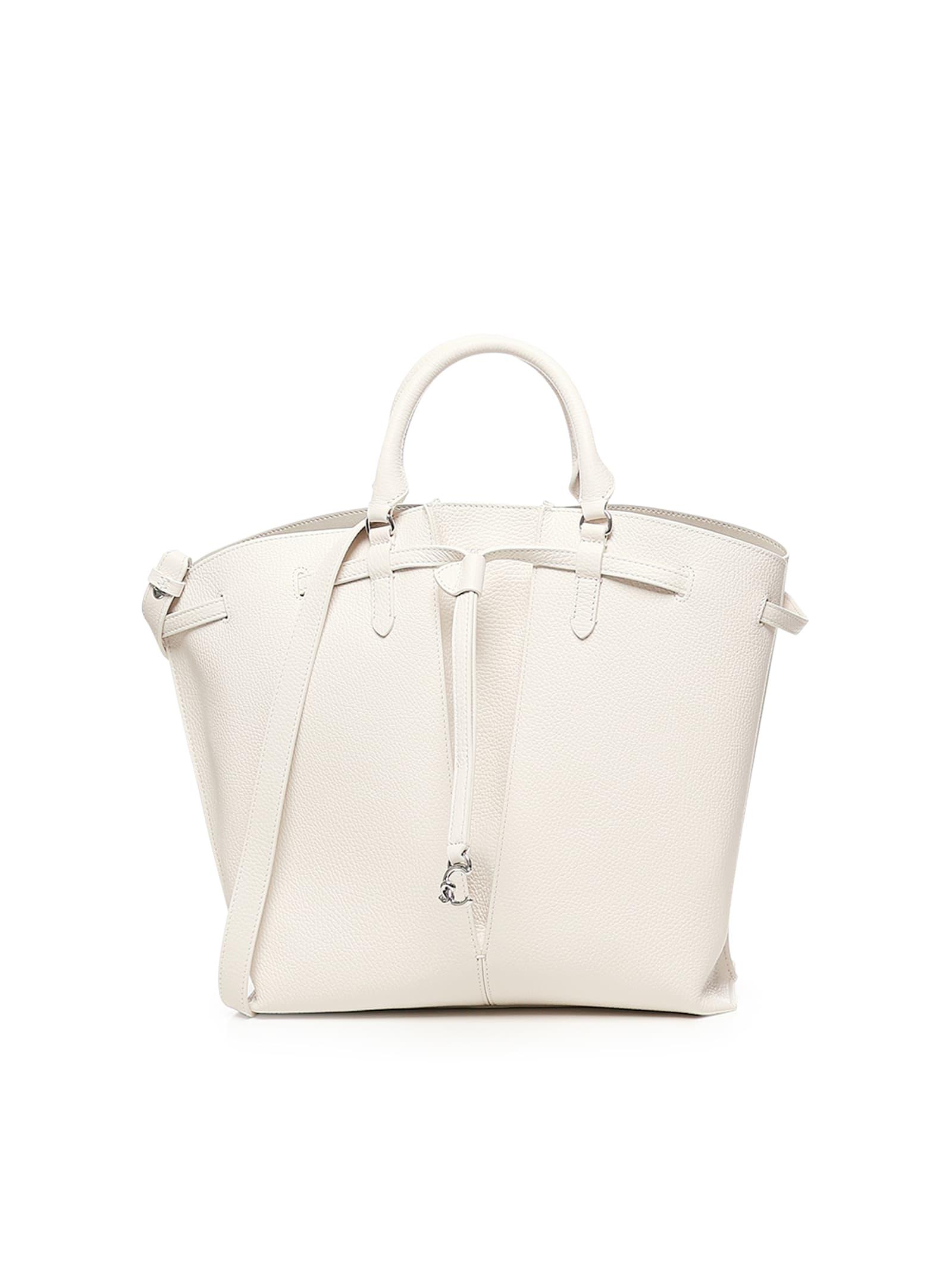 coccinelle flores tote bag