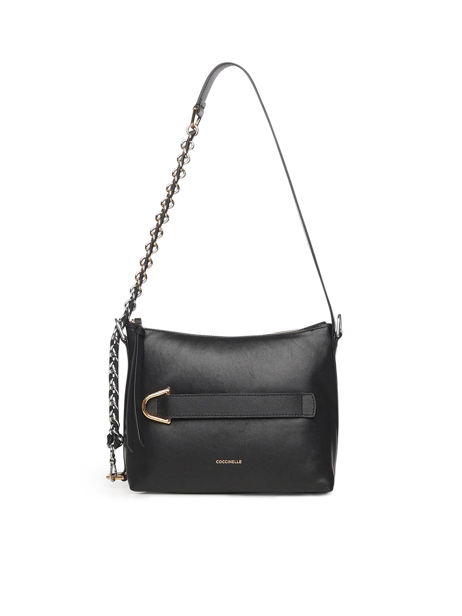 coccinelle gretel puffy nappa bag