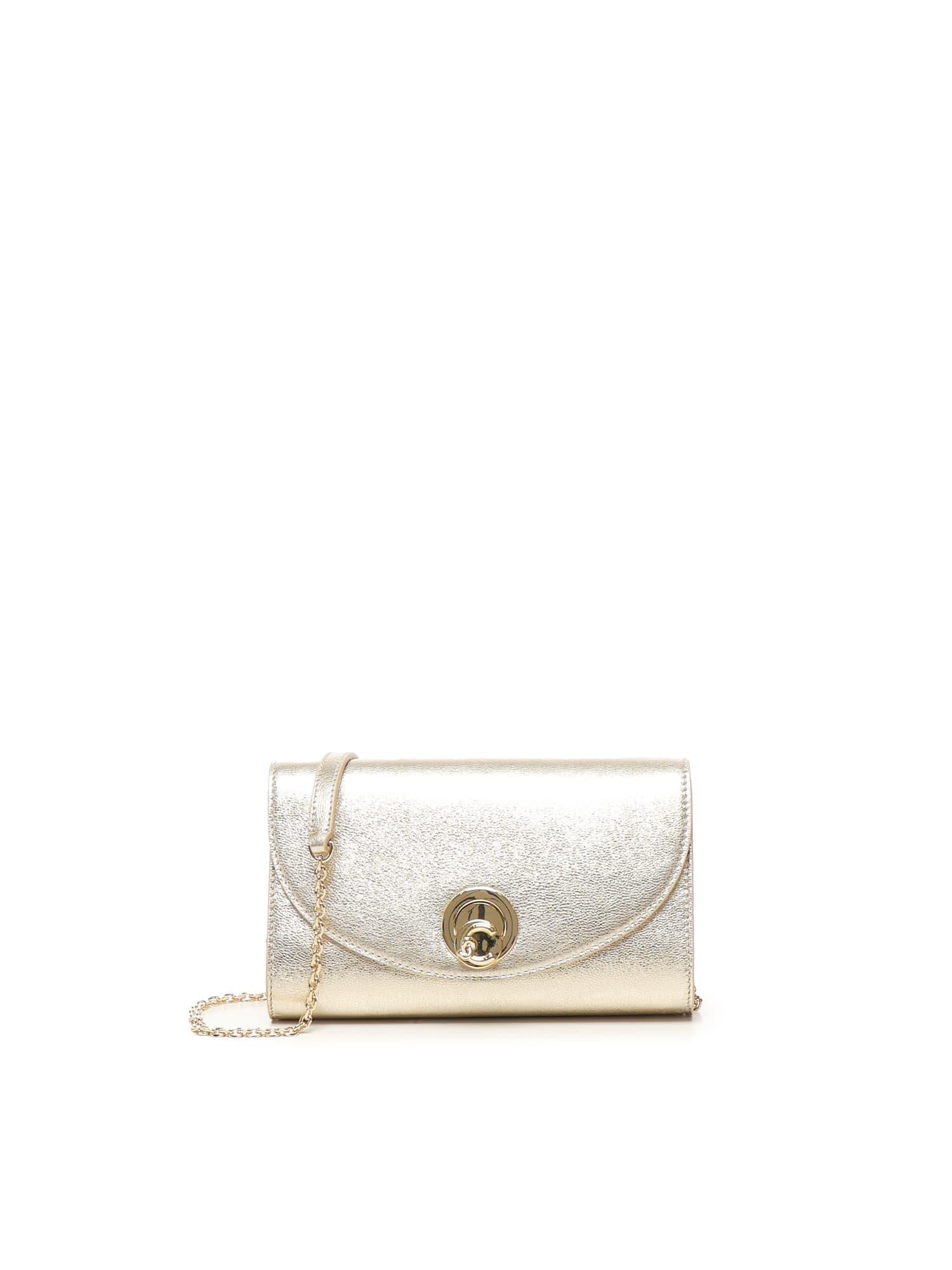 coccinelle leather shoulder bag
