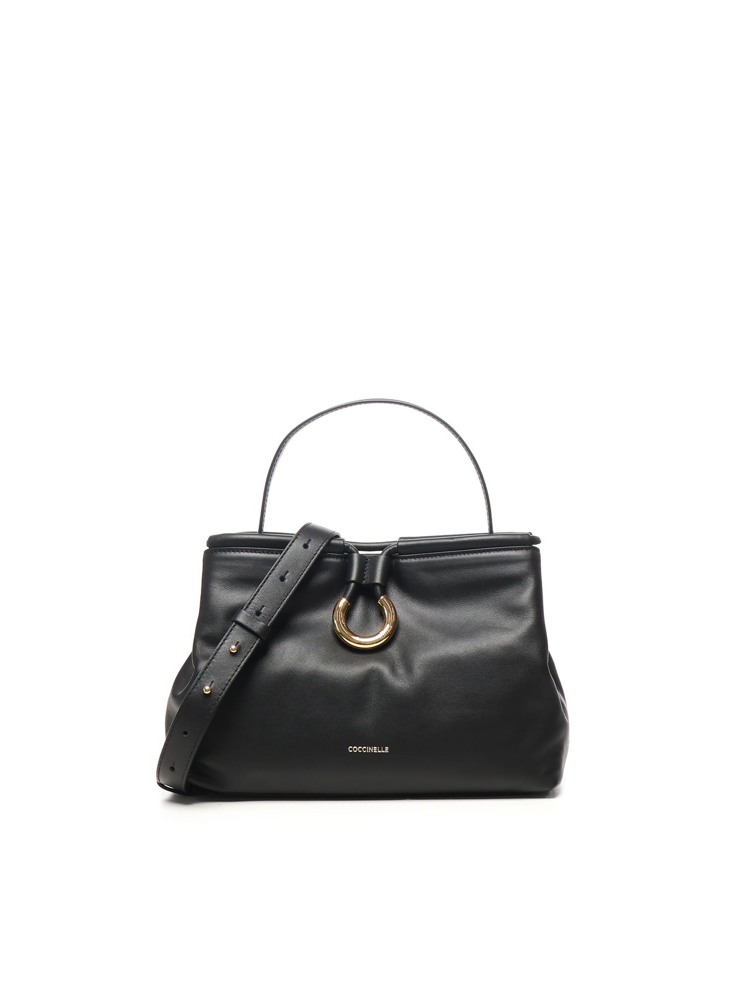 coccinelle mini leather bag