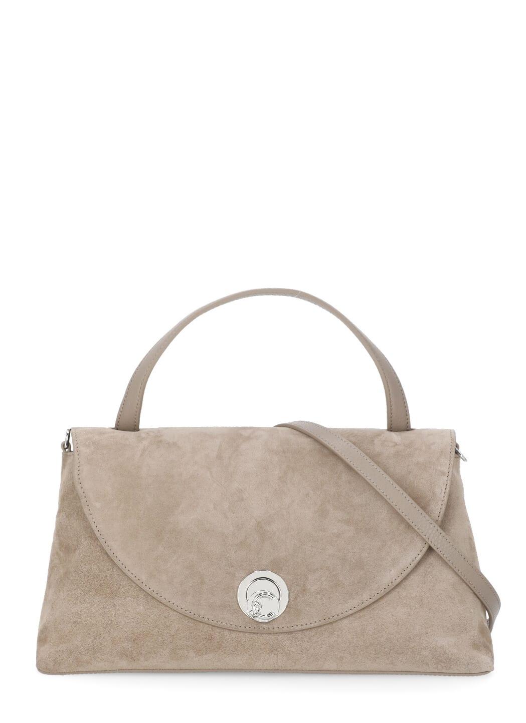coccinelle nikla suede bag