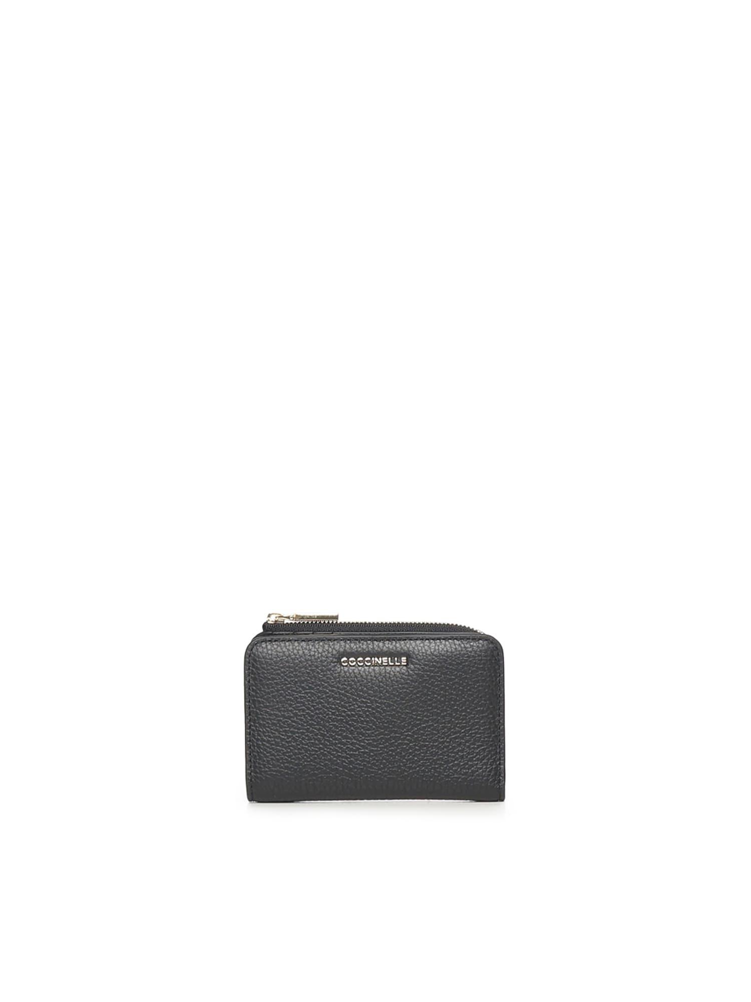 coccinelle soft wallet with zip