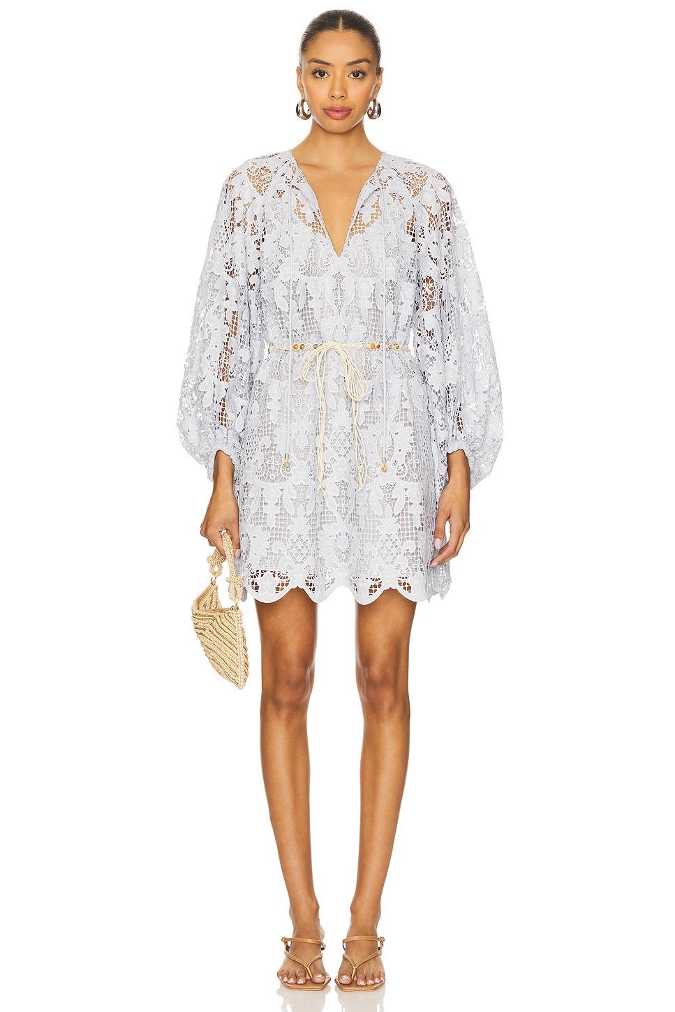 coco lace tunic mini dress