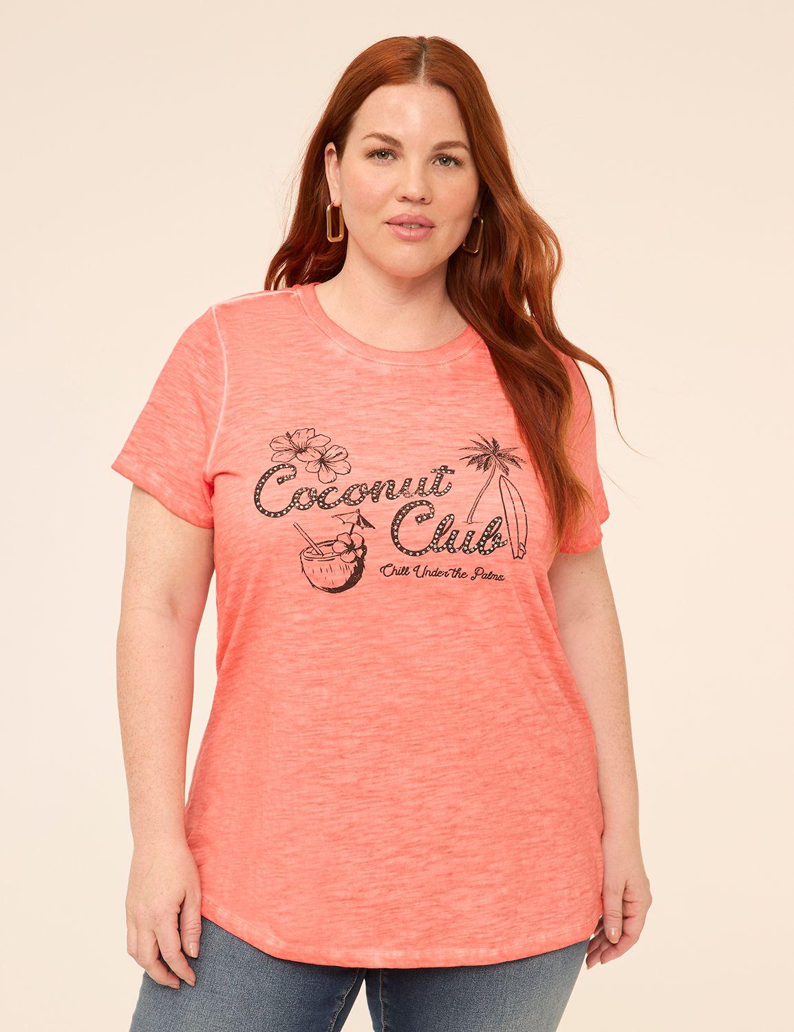 coconut club graphic tee