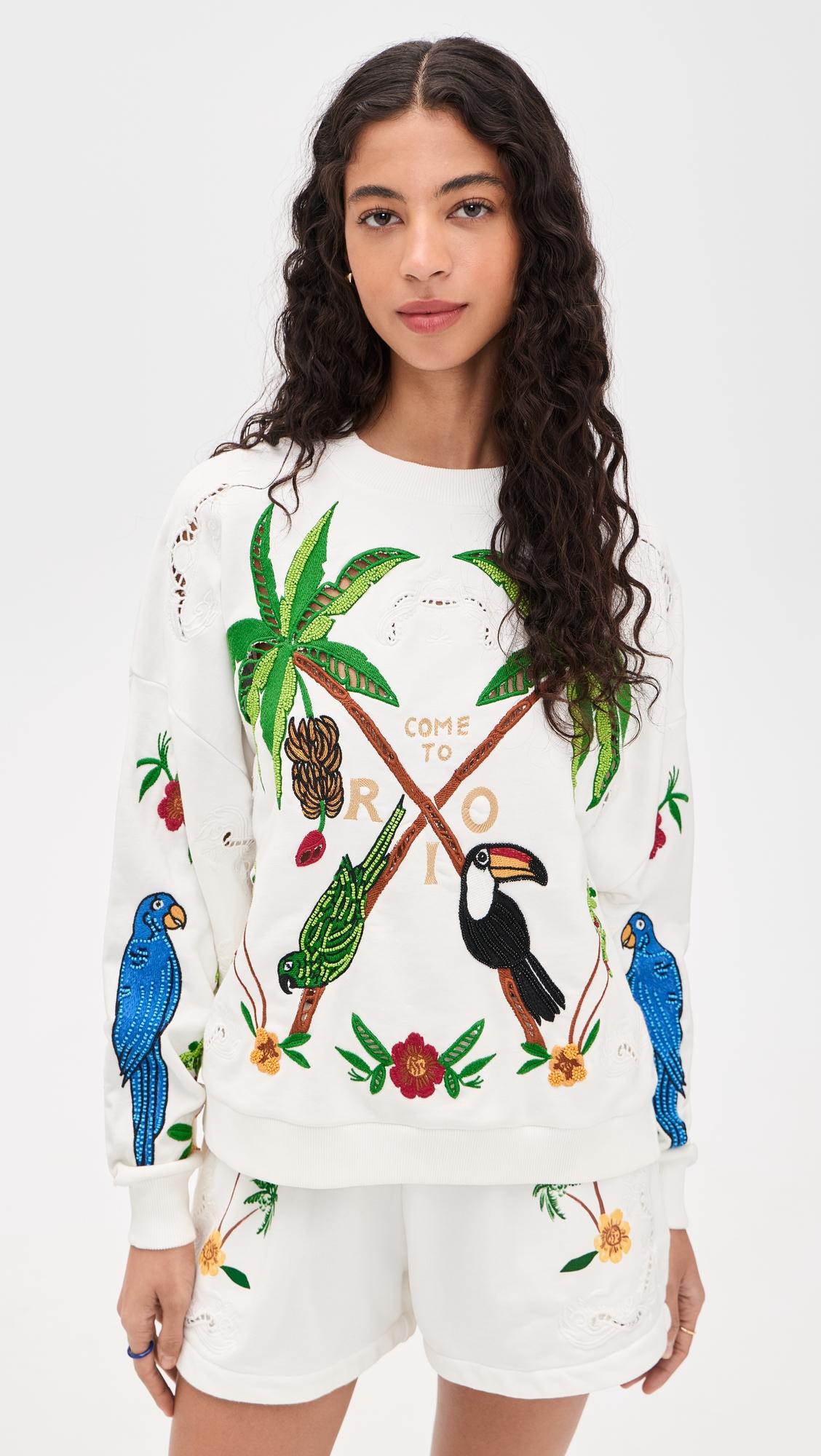 coconut trees come to rio sweater
