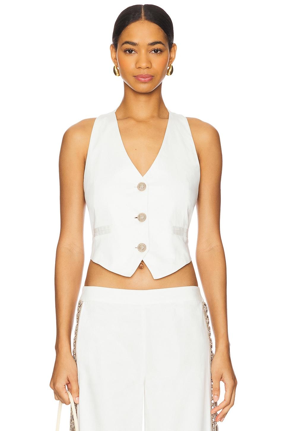 coconut v neck vest