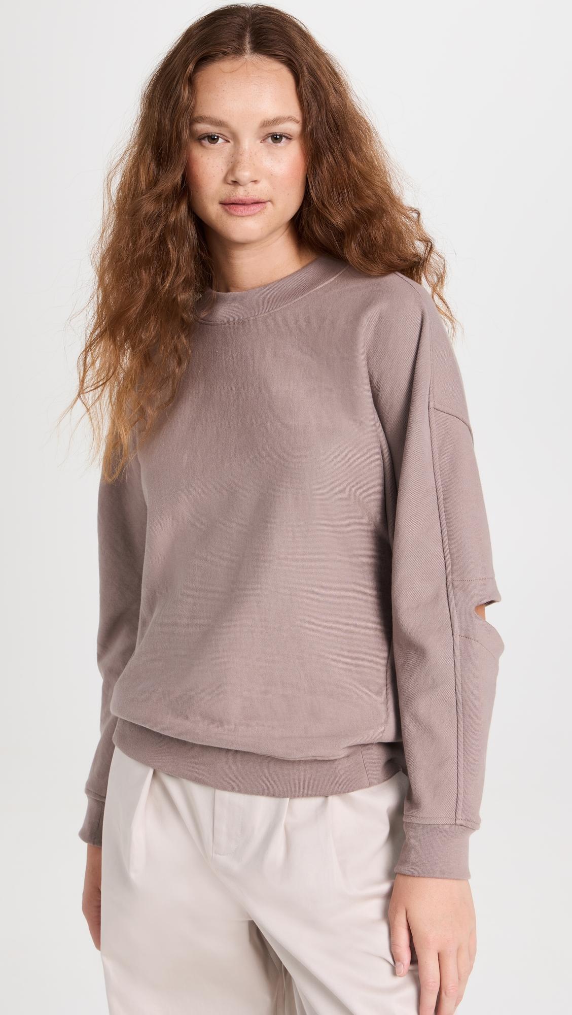 cocoon crew neck sweatshirt