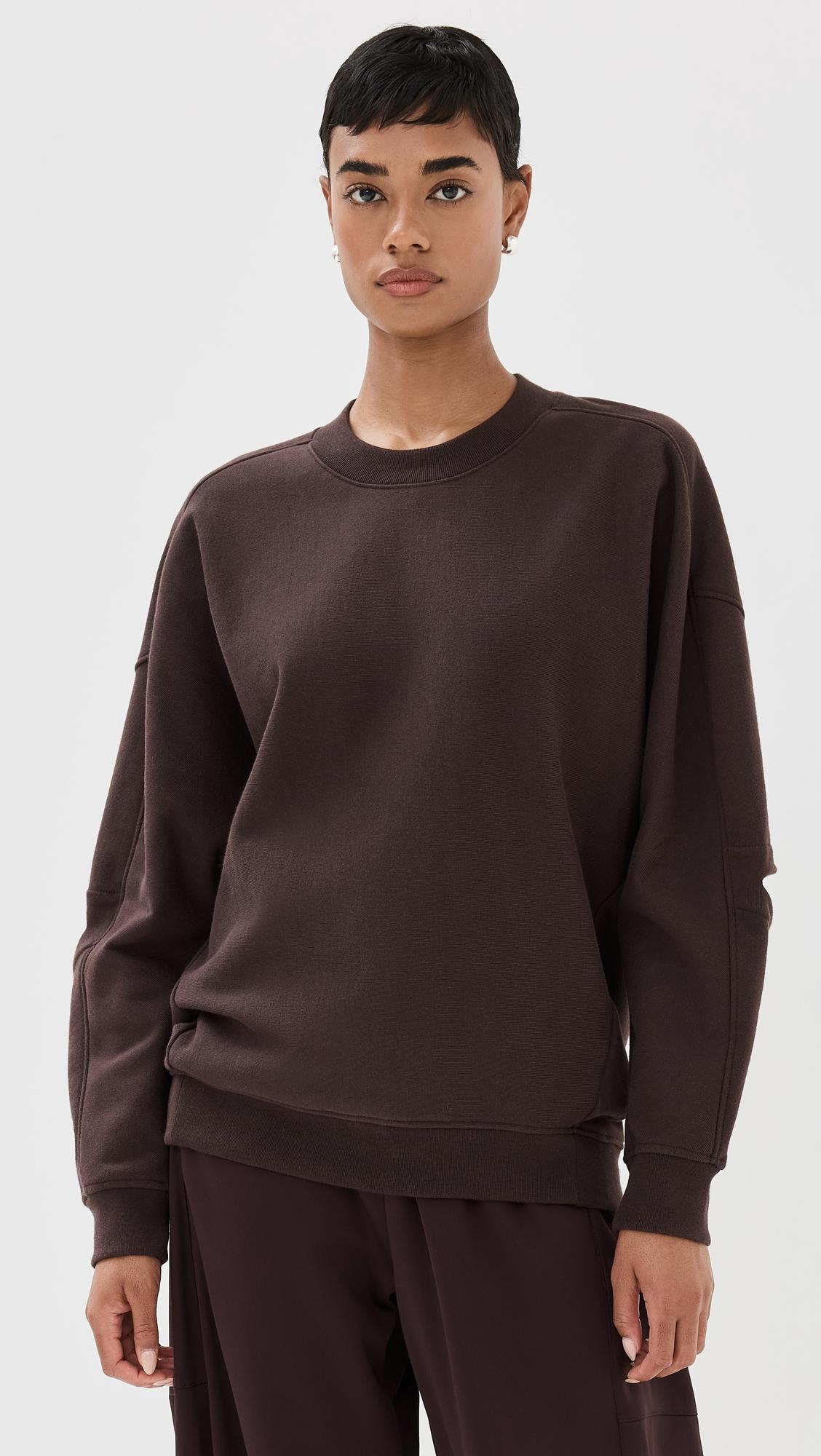 cocoon crew neck sweatshirt