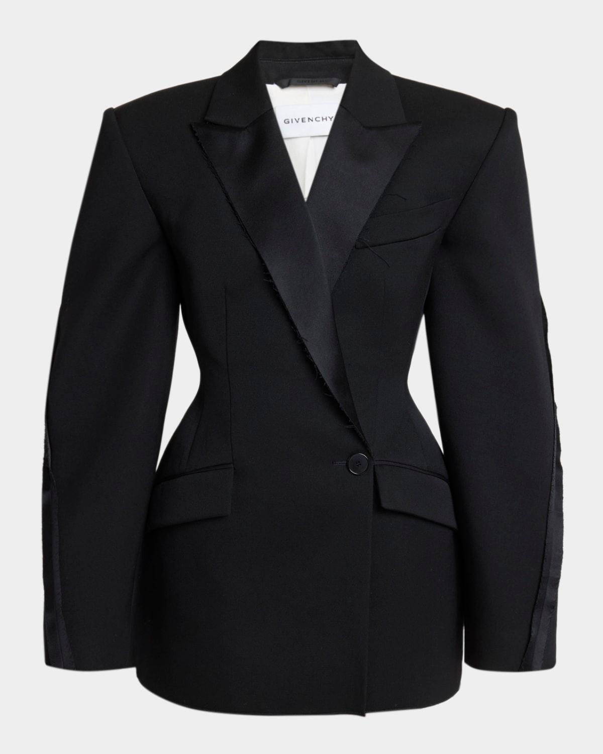 cocoon mini blazer dress