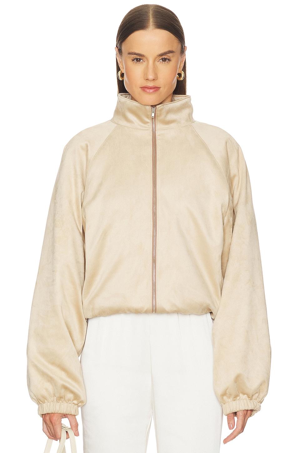 cody faux suede bomber