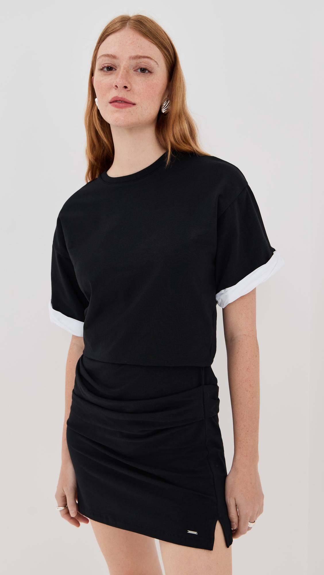 cody short sleeve mini dress