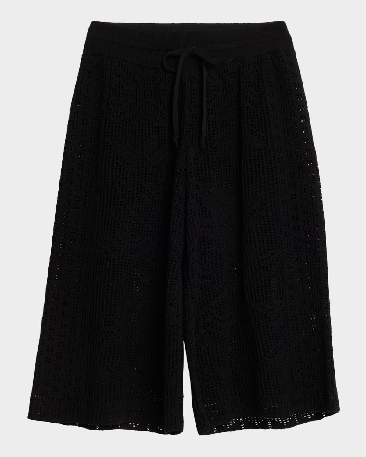 colby knit drawstring shorts