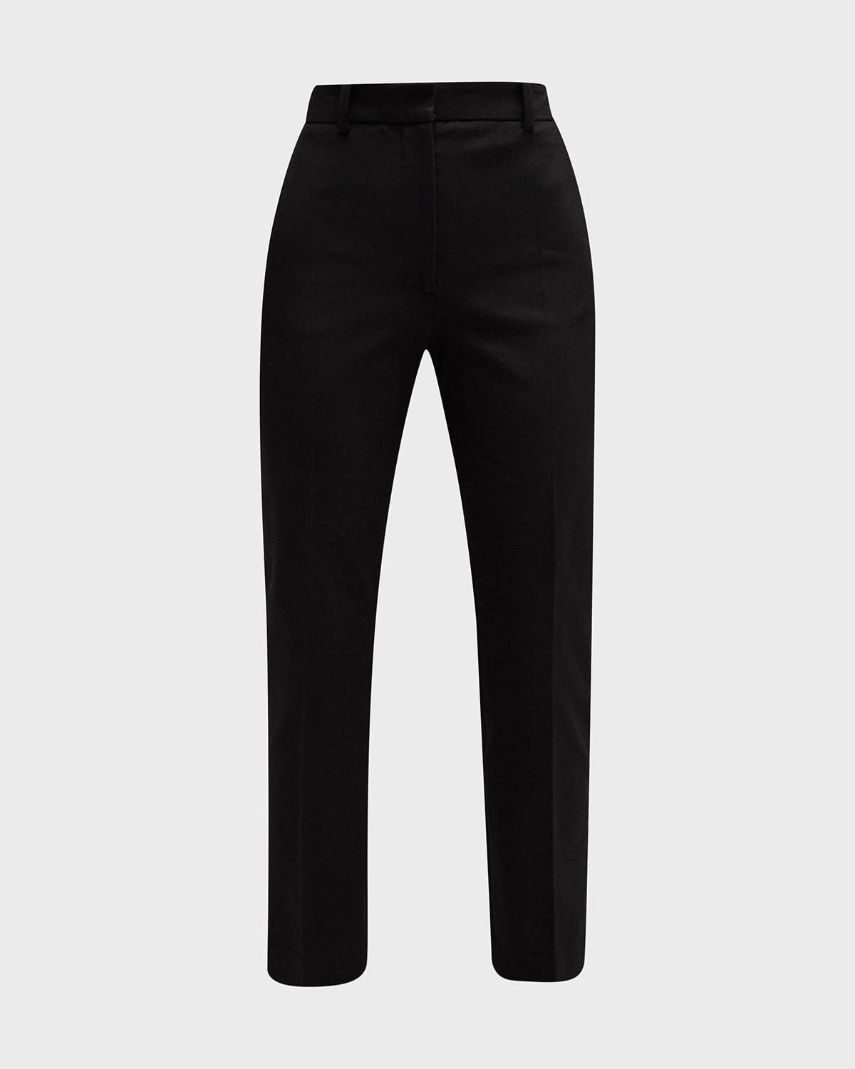 coleman cropped high-rise gabardine pants