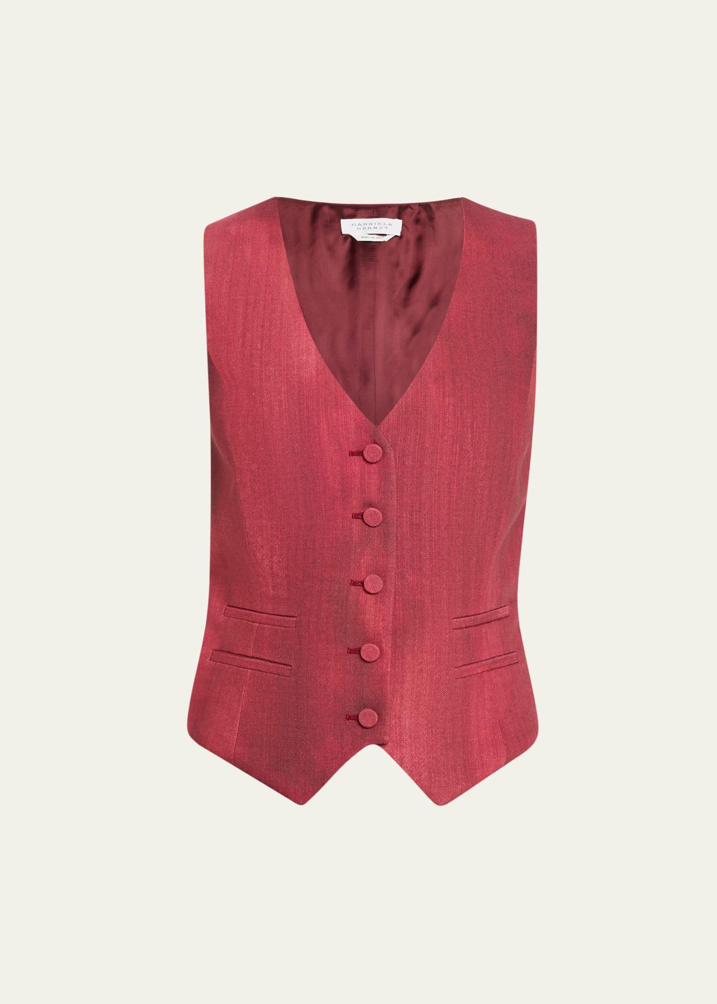 coleridge single-breasted vest