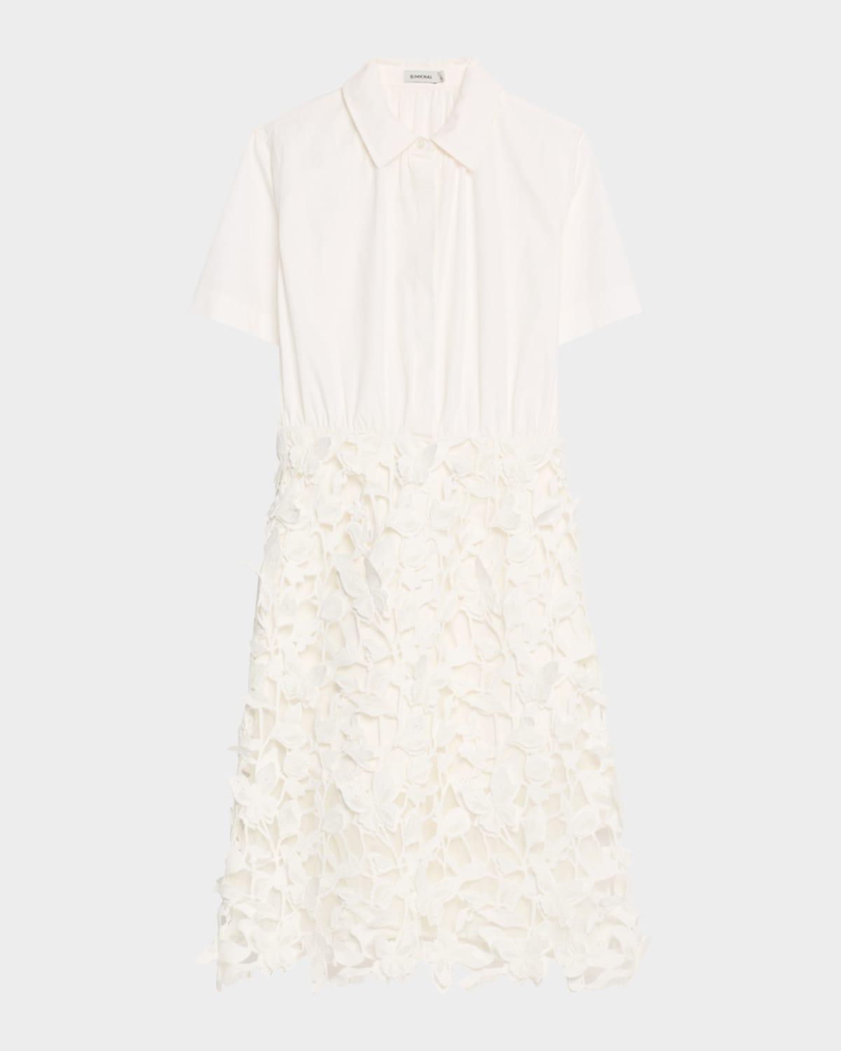 colette short-sleeve combo dress