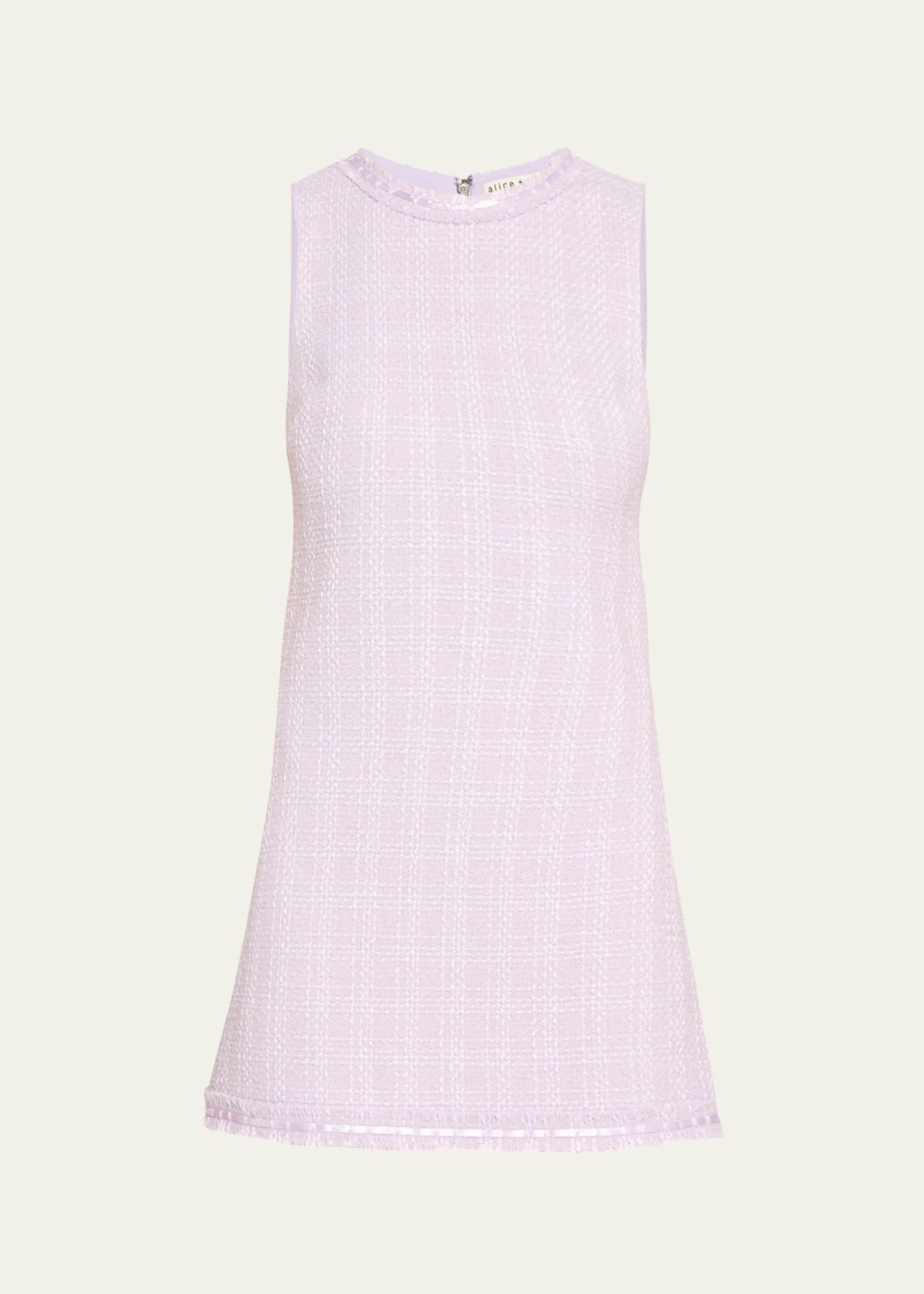 coley slim-fit tweed mini dress