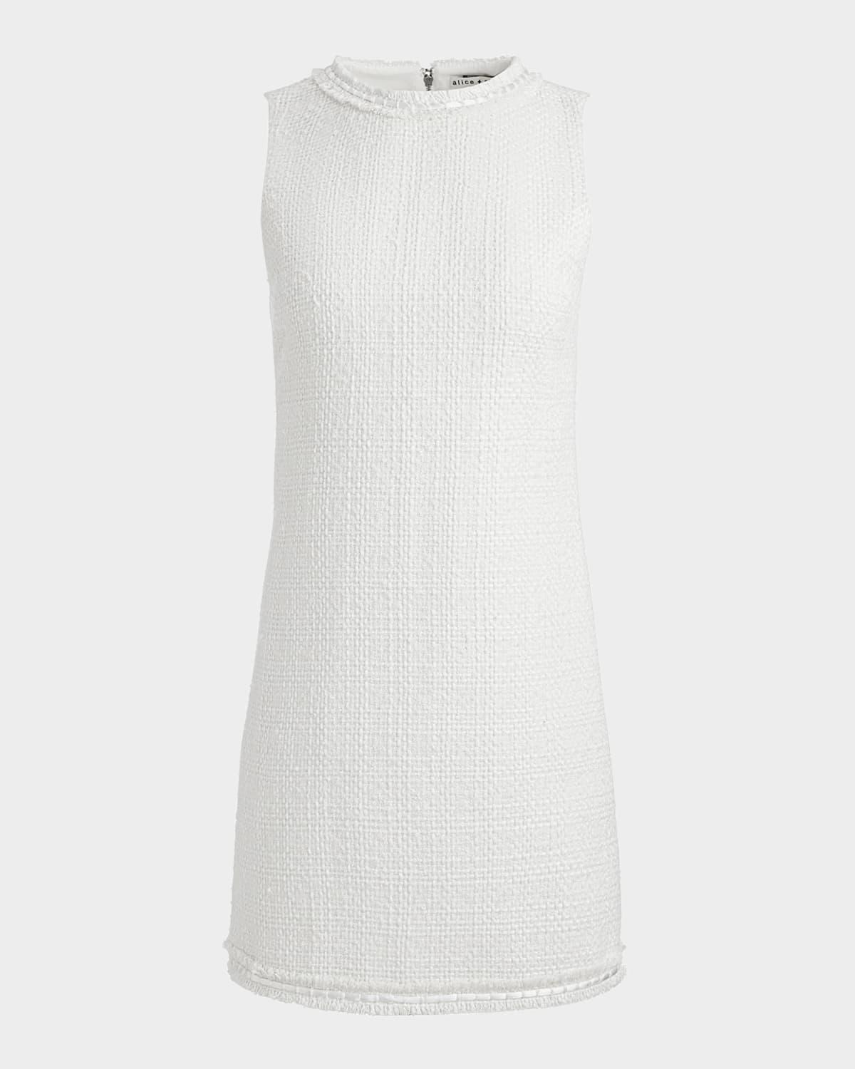 coley slim-fit tweed mini dress