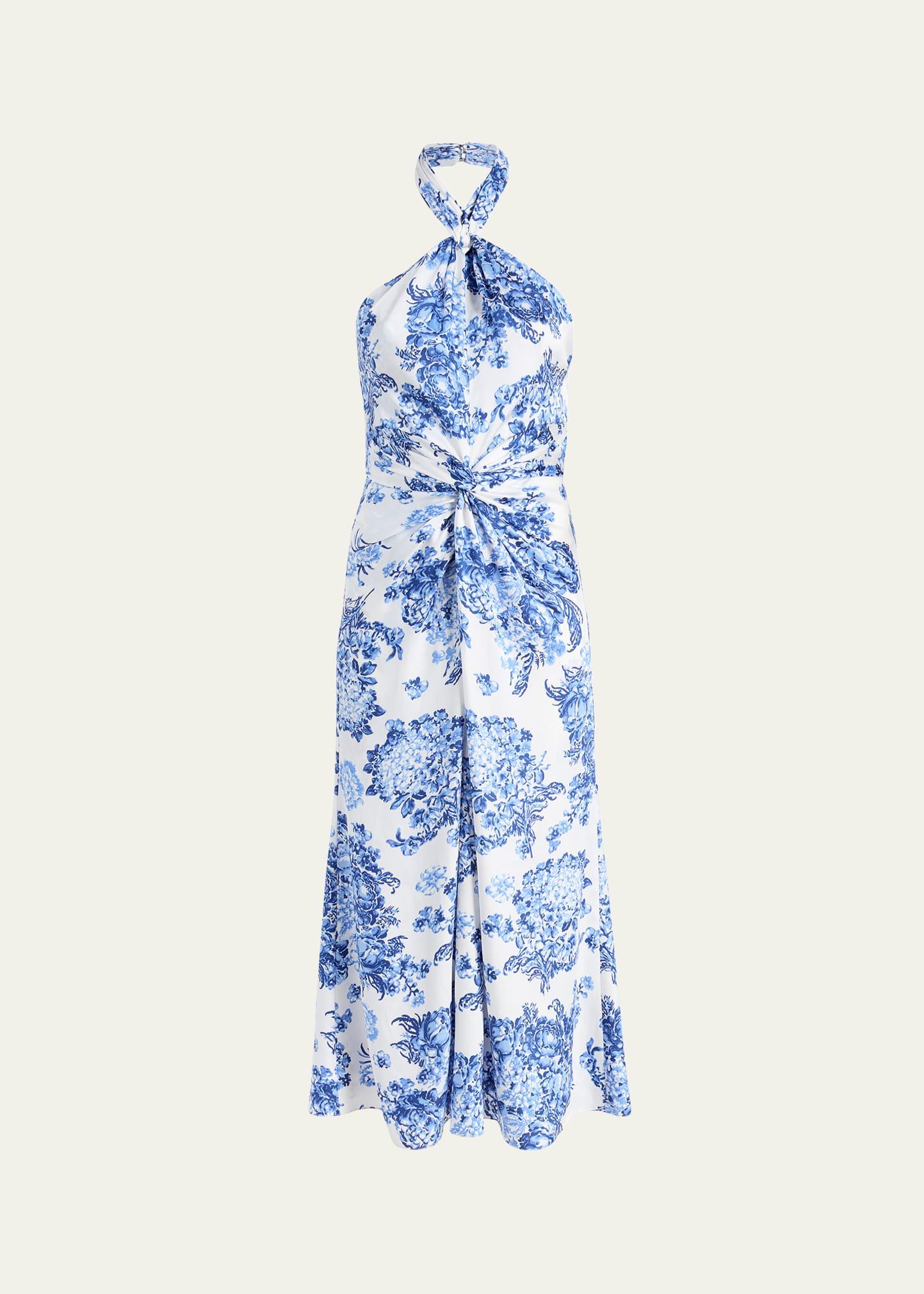 coli costal bouquet halter dress