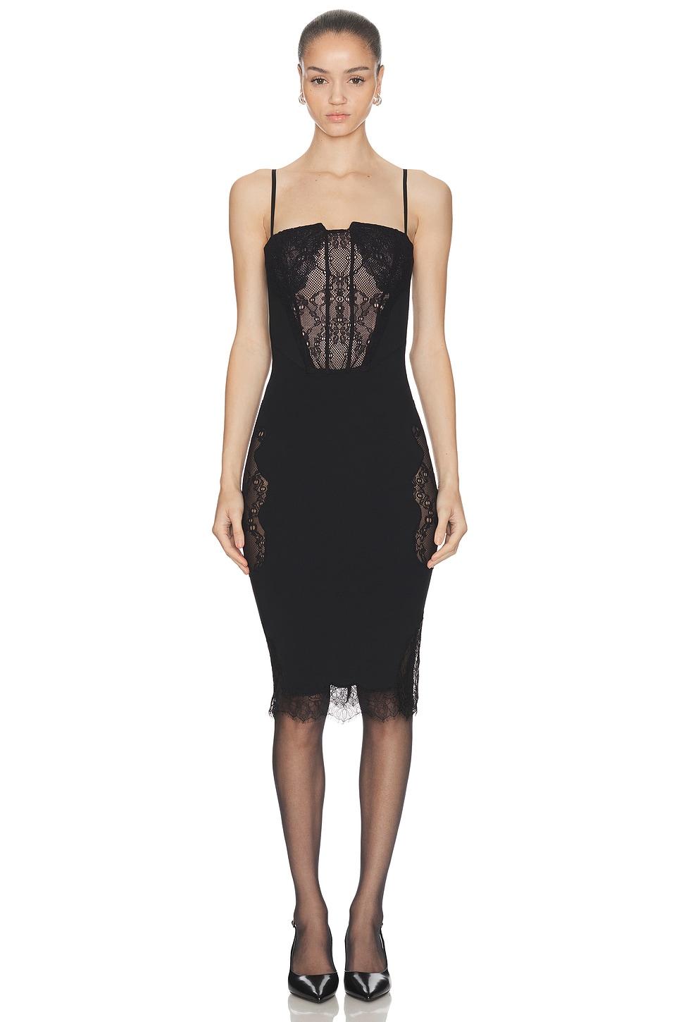 collage corset dress