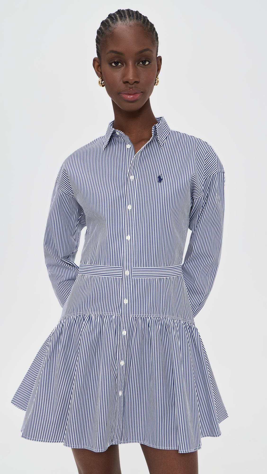 collared long sleeve shirt dress