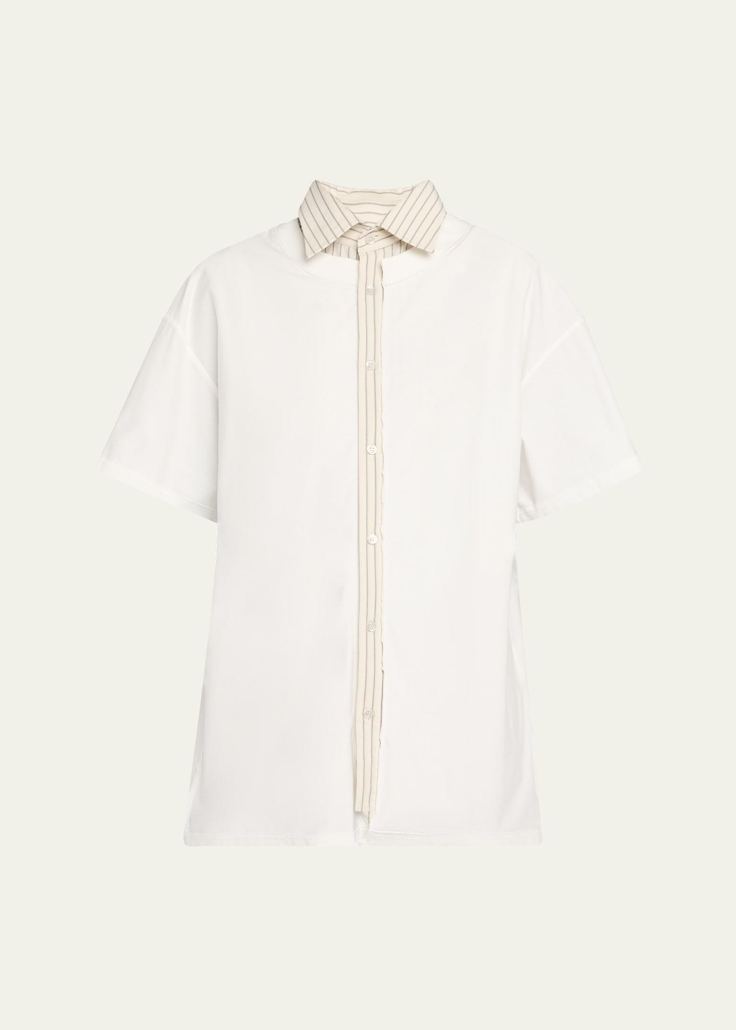 collared short-sleeve t-shirt