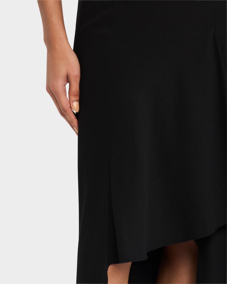 collas sleeveless high-low midi dress