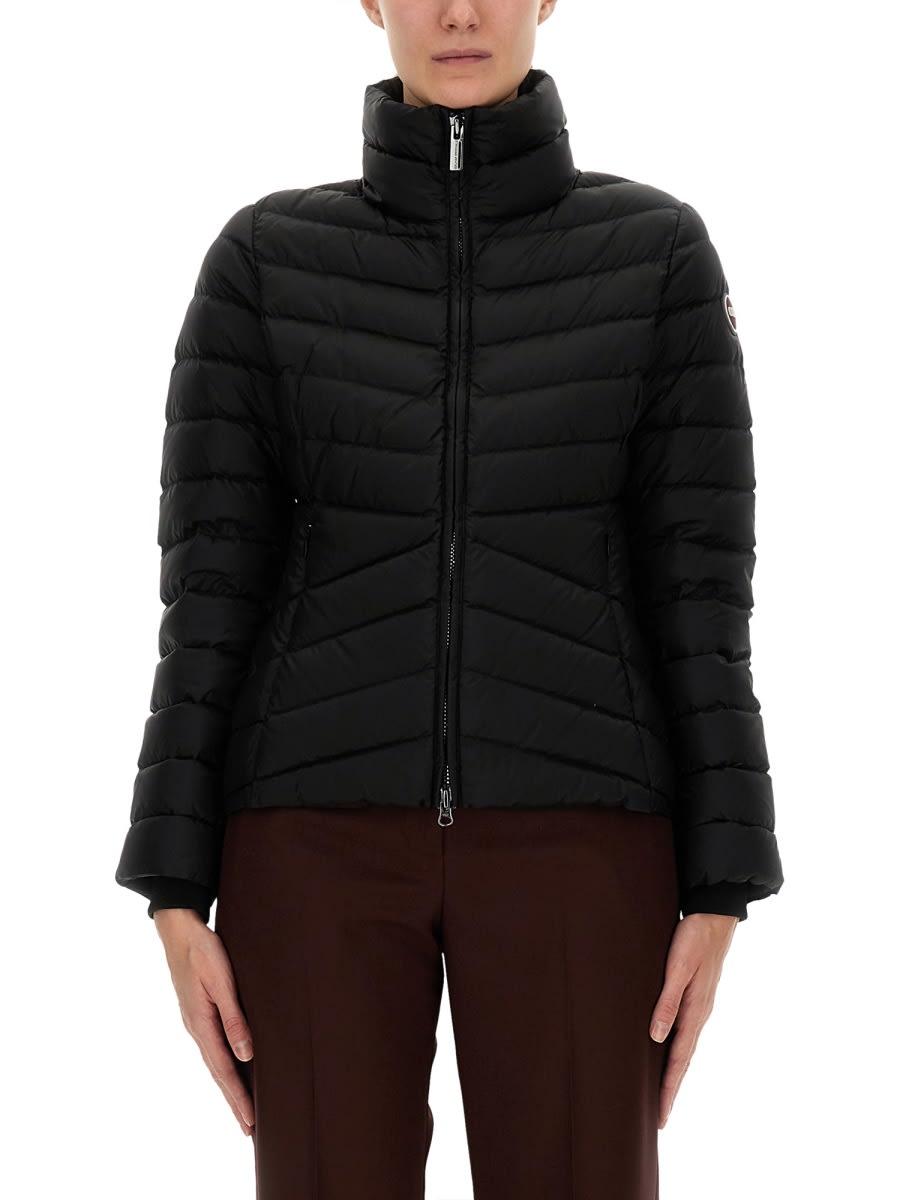 colmar down jacket with knitted cuffs