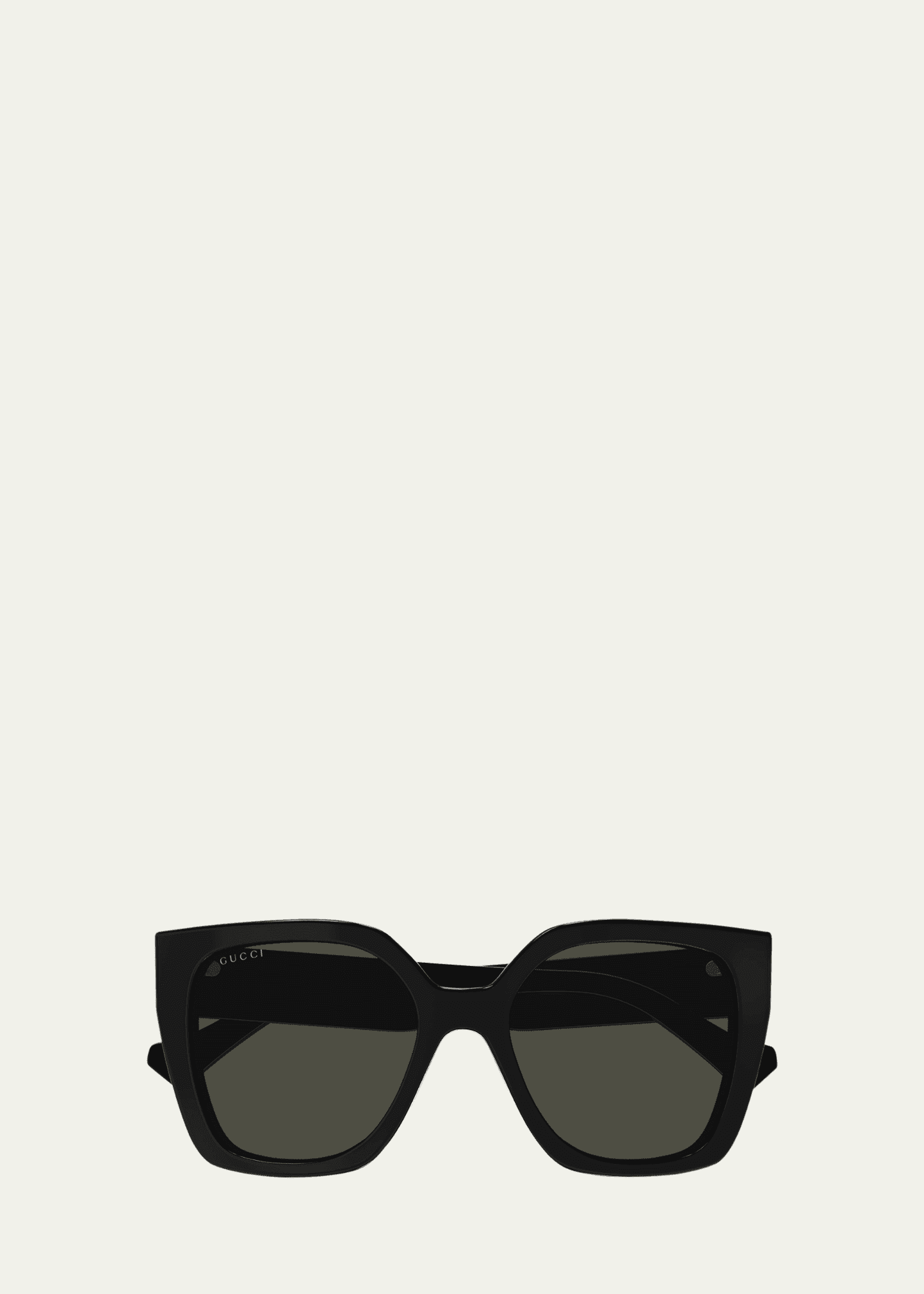 color-block gg injection plastic cat-eye sunglasses