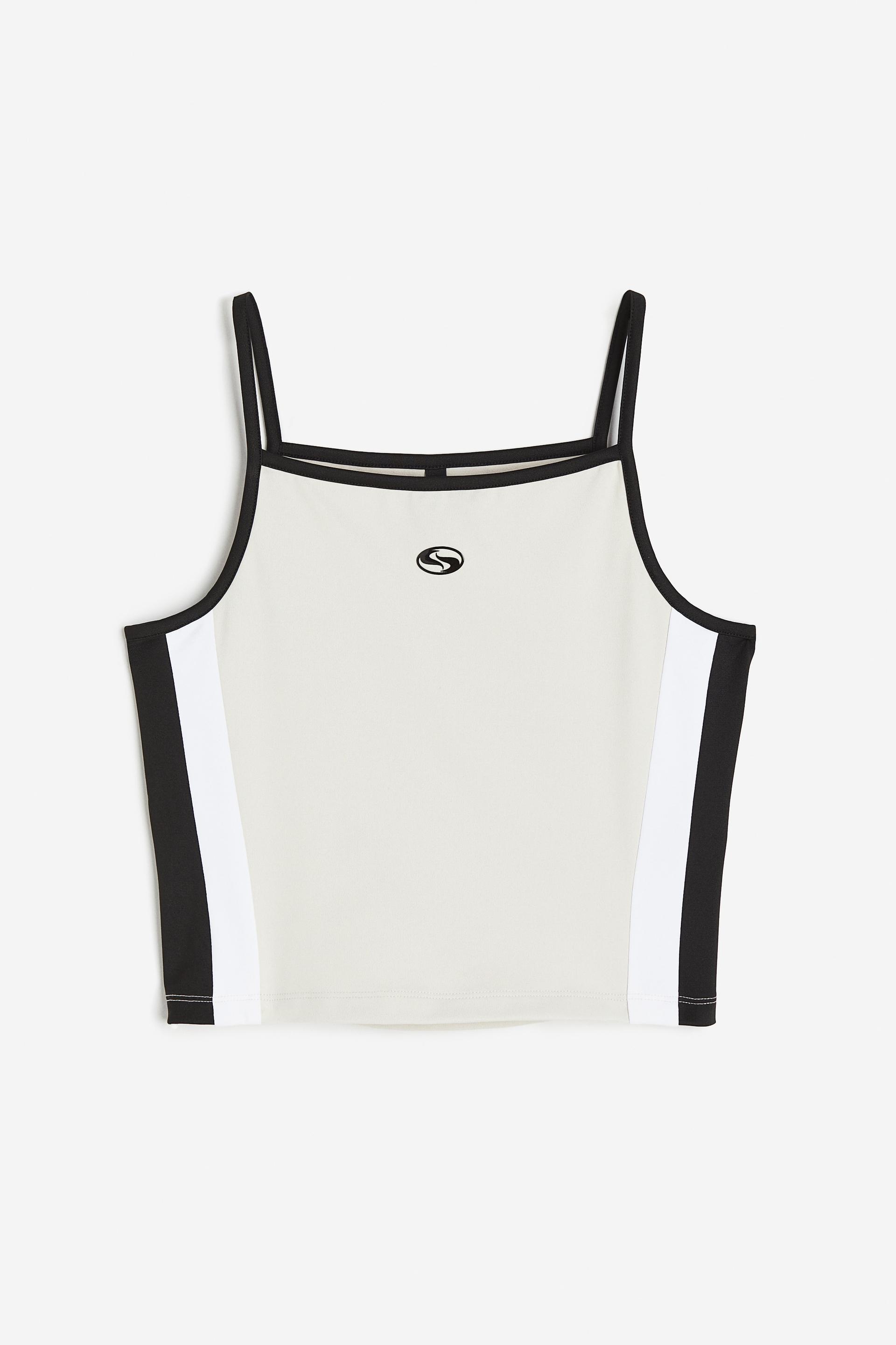 color-block tank top
