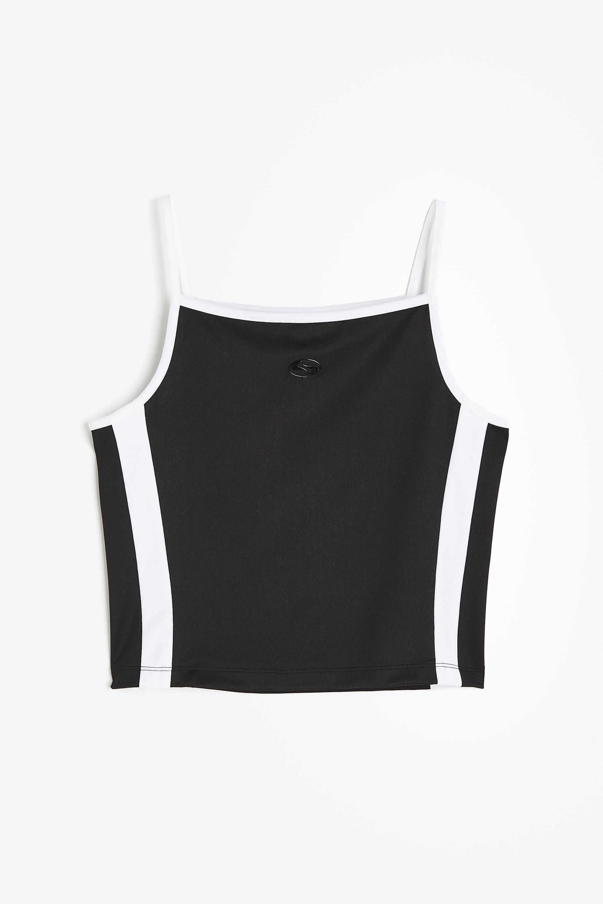 color-block tank top