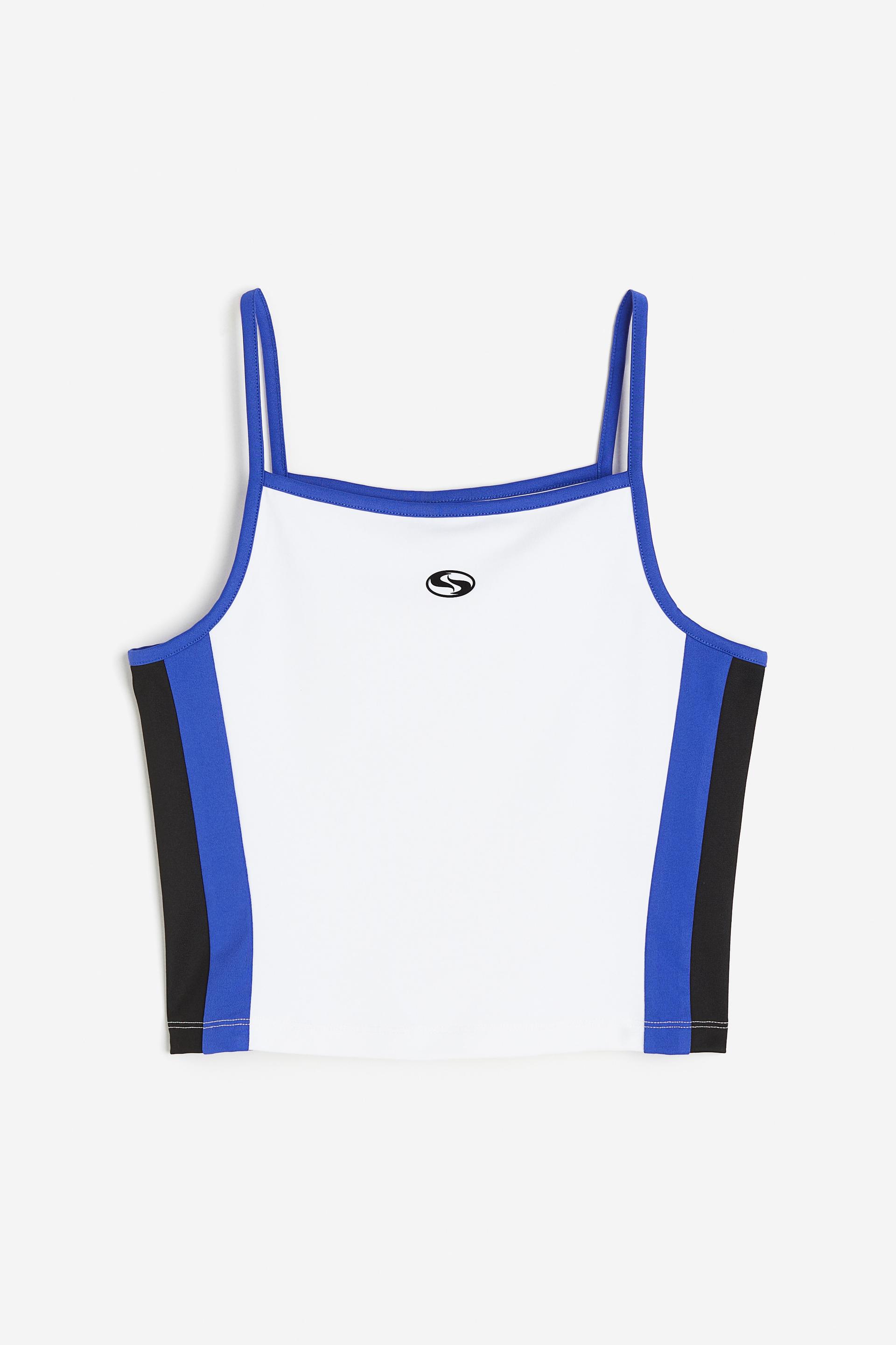 color-block tank top