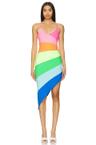 colorblock mini dress
