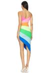 colorblock mini dress