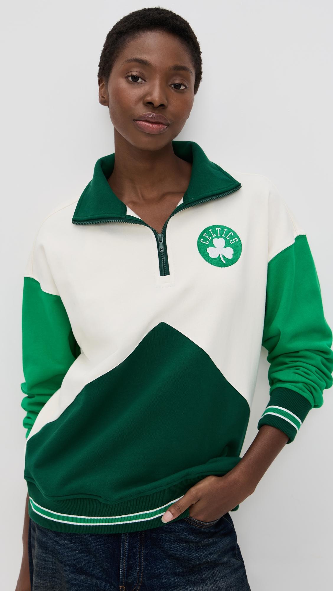 colorblock quarter zip