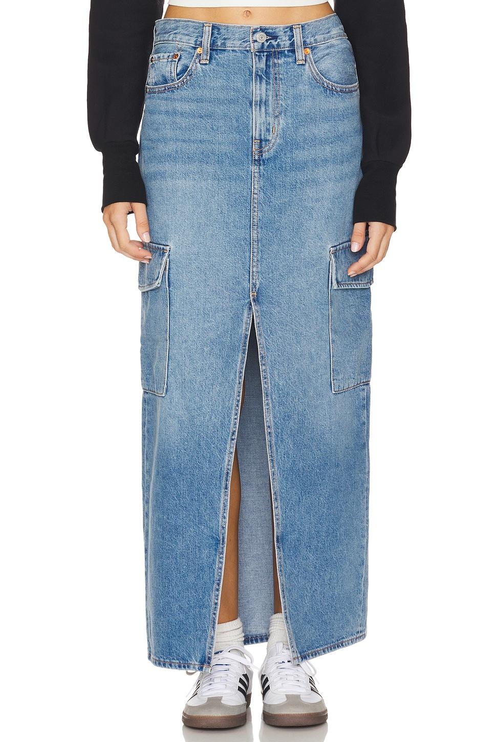 column cargo skirt