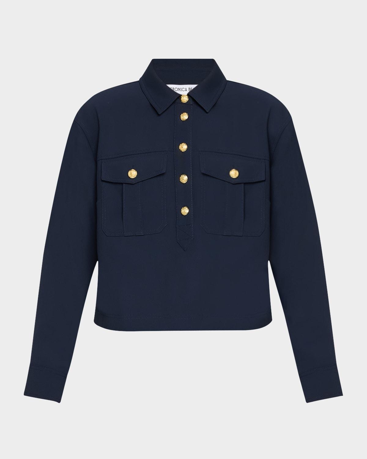 colvin long-sleeve top