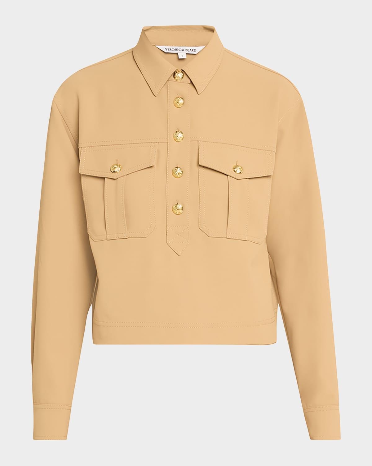 colvin long-sleeve top