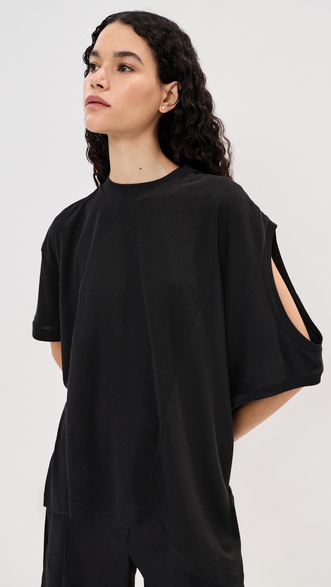 combined silk t-shirt