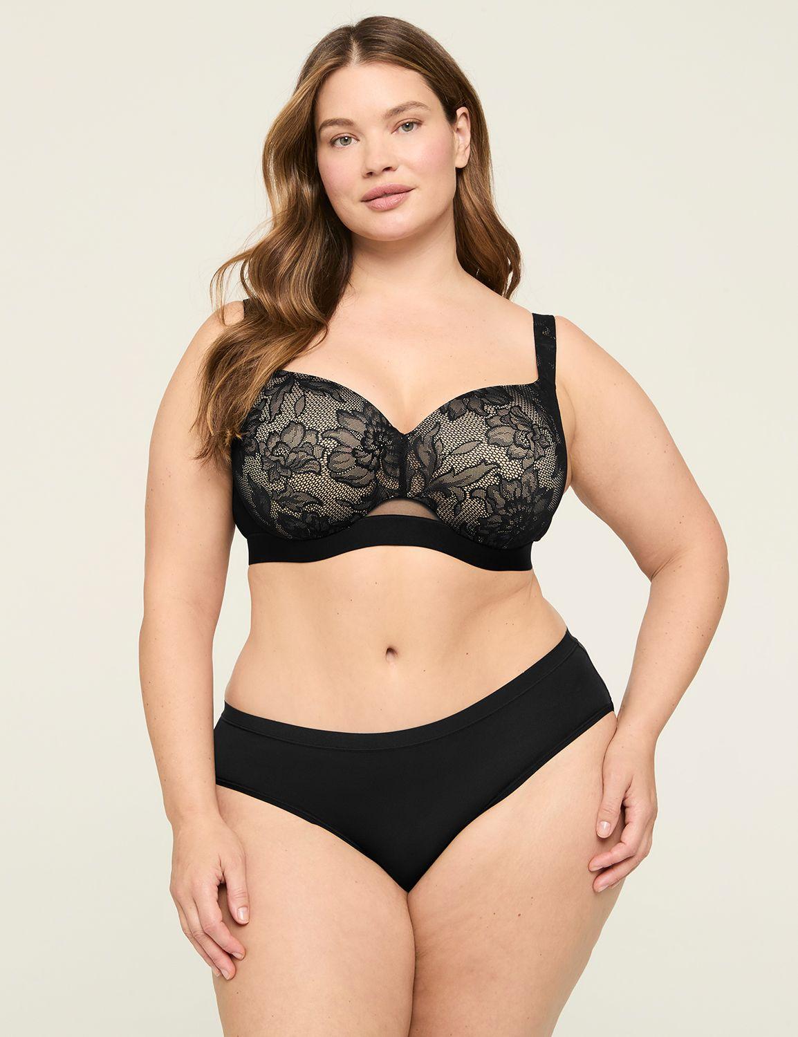 comfort bliss lightly lined balconette bra with lace