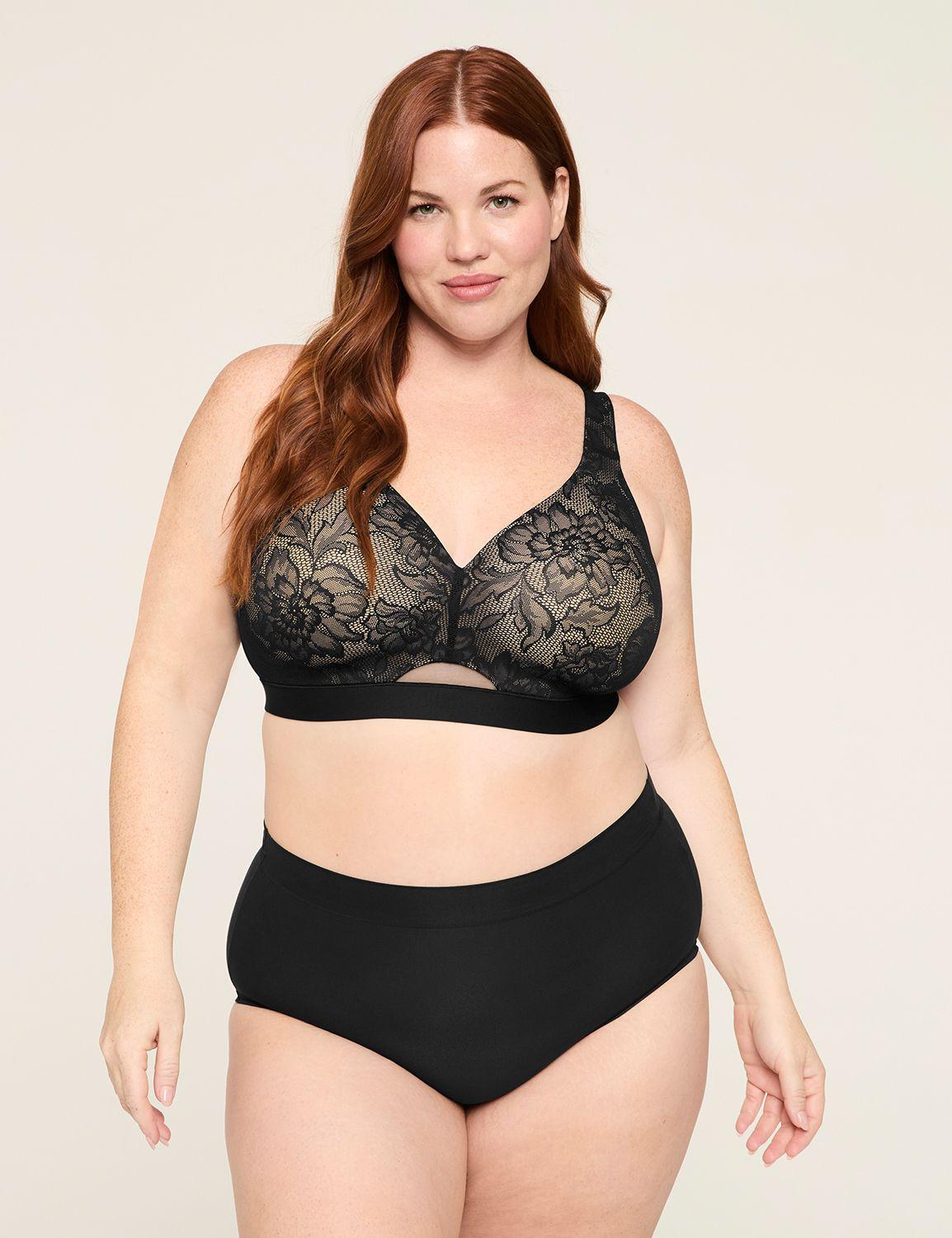 comfort bliss lightly lined no-wire bra with lace