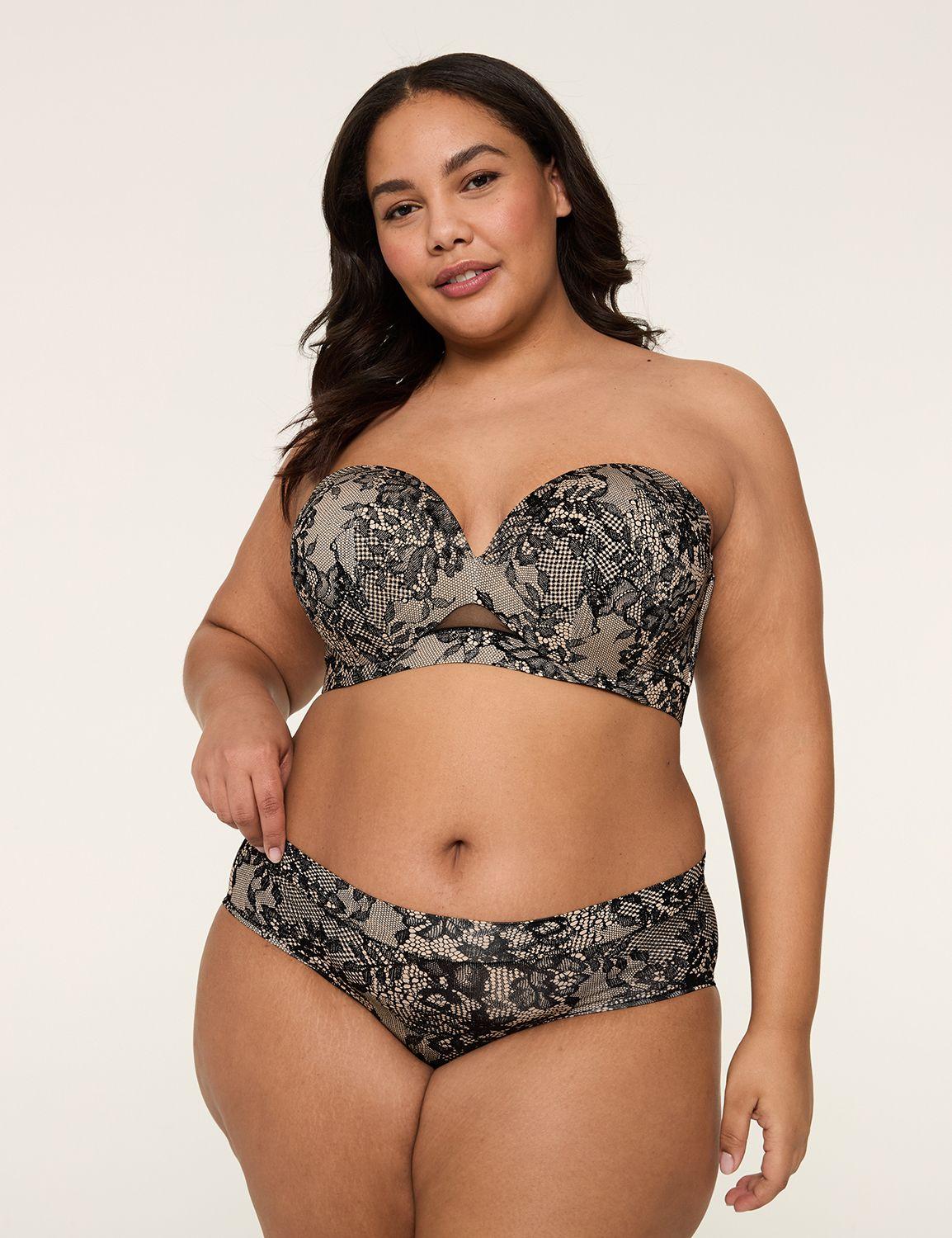 comfort bliss plunge multi-way strapless bra