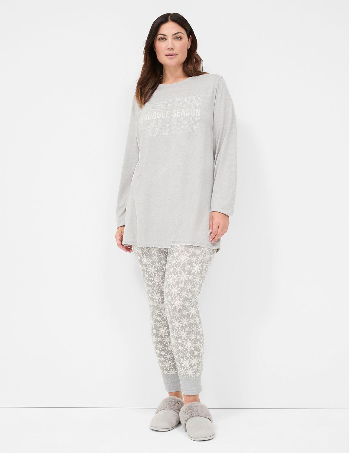 comfy cotton tunic & legging pj set