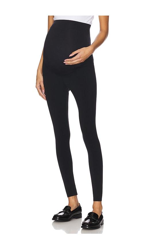 commando butter luxe maternity legging in black.