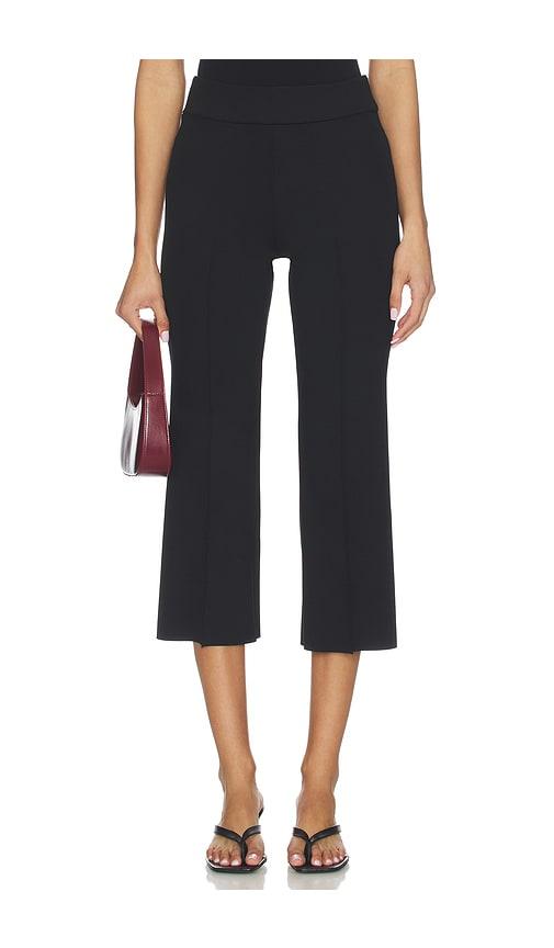 commando neoprene ceo pintuck pant in black.