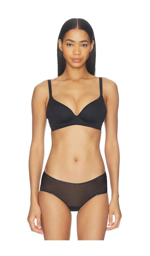 commando the flex-tech bra in black.