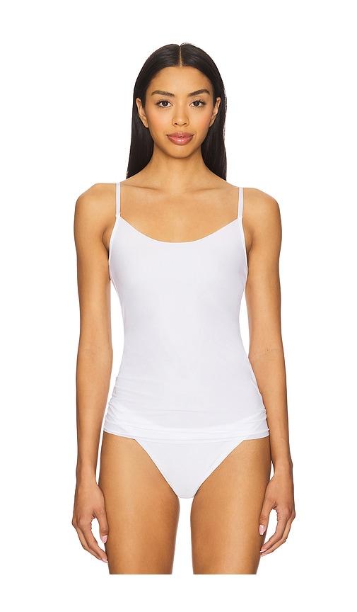 commando whisper cami in white.