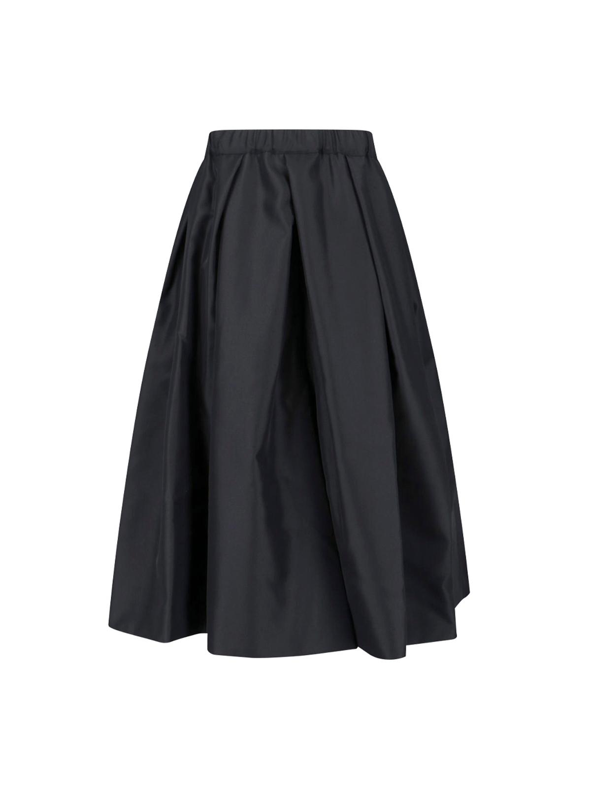 comme des garçons comme des garcons skirts black polyester - women